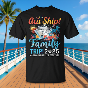 T-shirt de croisière pour voyage en famille 2025, chemise de groupe assortie pour créer des souvenirs ensemble - Product Image 3
