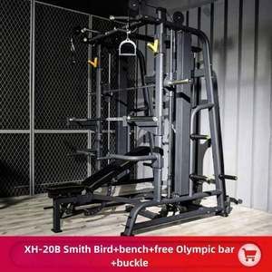 Mairun - Jaula de potencia multifuncional para entrenamiento, máquina Smith, rack de sentadillas, cable cruzado, equipo de gimnasio y culturismo de acero para el hogar, venta al por mayor en EE. UU. - Product Image 4