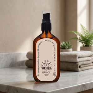 ODID HAIR OIL Huile capillaire parfumée aux protéines hydratante et réparatrice pour cheveux abîmés, au bois de santal, figue et lait végétal biologique, soin intensif pour tous types de cheveux - Product Image 3