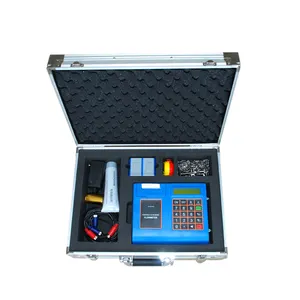 Ultasonic-medidor de flujo portátil con impresora ultrasónica, medidor de flujo ultrasónico con Sensor de registrador de datos, medidor de flujo ultrasónico barato