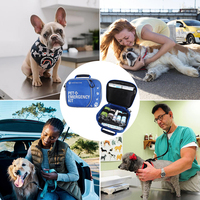 Trousse de premiers soins pour chat et chien pour la voiture, trousse d'urgence pour animaux de compagnie pour la maison, le bureau, les voyages, essentiels de camping pour chiens, trousse de premiers soins