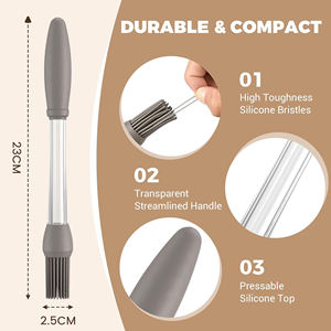 <span class=keywords><strong>2</strong></span> In 1 Hittebestendige Olie Bedruipen Bbq Borstel Food Grade Siliconen Gebak Borstel Voor Het Bakken Koken Bbq Grillen - Product Image 2