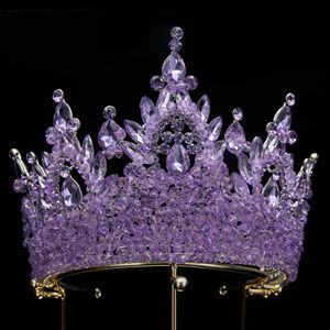 Tiara de Novia de Cristal con Rosas de Lujo para Novias, Concursos, Bailes de Graduación, Impresionante Tocado de Novia con Pedrería - Product Image 4