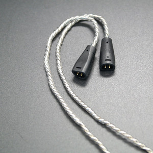 Cable de auriculares plateado chapado en cobre de un solo cristal, 1,2 m, para Sennheiser IE80 IE8I IE8, cable de repuesto - Product Image 4