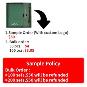 2025 Corporate <b>Diary</b> Gift Set Custom Logo Luxury <b>Notebook</b> USB Flash Drive Gift Box Set with Pen - Product Image 6