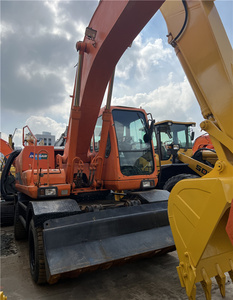 Doosan-Excavadora de ruedas de 21 toneladas, con caja de cambios y bomba de componentes básicos, de segunda mano, Doosan - Product Image 3