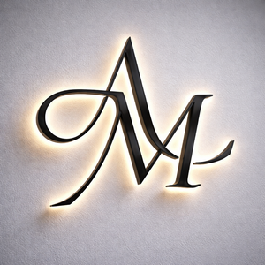 Low Price Business <strong>Sign</strong> Business Logo <strong>Sign</strong> Custom Logo <strong>Sign</strong> Indoor Distinctive Caf&eacute; Branding Signs - Product Image 2