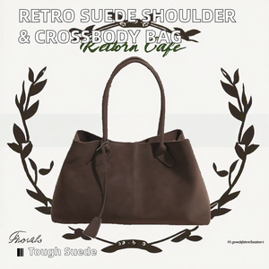 Bolsa Tote Vintage de Camurça para Mulheres 2025, Luxuosa, Impermeável, Antifurto, Bolsa de Ombro com Acabamento Fosco, Bolsa Diária - Product Image 2