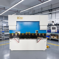 Presse plieuse CNC entièrement automatique NJBOST avec grand écran tactile, idéale pour la pliage hydraulique CNC, système TP10S 2500 mm