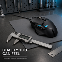 Ratón para Juegos Logitech G502 HERO Original, con Cable, 25600 DPI, Modo Dual, Rueda de Desplazamiento, Retroiluminación RGB, Ergonómico para Mano Derecha