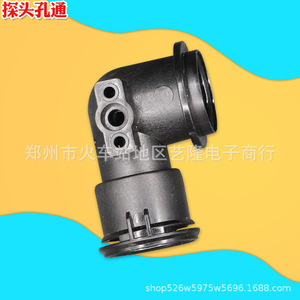Conector de codo de plástico de 90 grados para sistema de calefacción de caldera de gas suspendida en pared, versión con orificio para sonda y versión sin orificio para sonda - Product Image 3