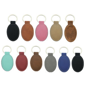 Stampa personalizzata incisione Laser similpelle laserabile Keychain-MOQ-100pcs per colore - Product Image 6