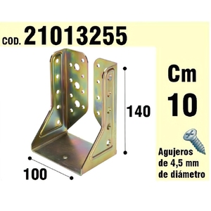 Supporto in legno per ali interne, bichromato, 100 mm. - Product Image 1