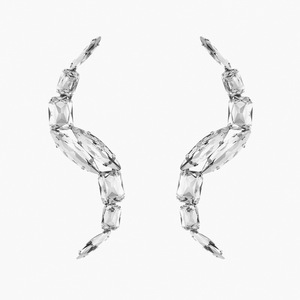 <span class=keywords><strong>Pendientes</strong></span> <span class=keywords><strong>de</strong></span> lujo <span class=keywords><strong>de</strong></span> Plata <span class=keywords><strong>de</strong></span> Ley 925 para mujer, elegantes <span class=keywords><strong>pendientes</strong></span> chapados en <span class=keywords><strong>oro</strong></span> Baguette Zircon Bling Climb Design - Product Image 6