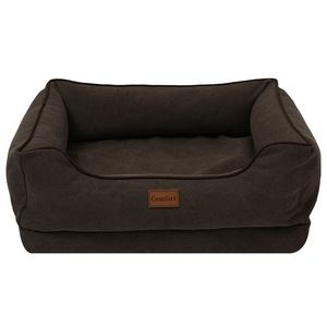 Lit orthopédique <span class=keywords><strong>de</strong></span> luxe <span class=keywords><strong>pour</strong></span> <span class=keywords><strong>chien</strong></span> en mousse à mémoire <span class=keywords><strong>de</strong></span> <span class=keywords><strong>forme</strong></span> Logo personnalisé Canapé <span class=keywords><strong>pour</strong></span> animaux <span class=keywords><strong>de</strong></span> compagnie avec chenil carré Confort toutes saisons Brun Bleu Gris <span class=keywords><strong>Forme</strong></span> Rectangle - Product Image 3