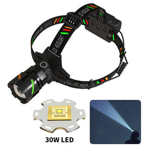 Linterna Frontal LED YH-T709 de 30W Recargable con Luz Blanca, Linterna de Pesca para Exteriores, Larga Duración de Batería, Batería 18650 - Product Image 1