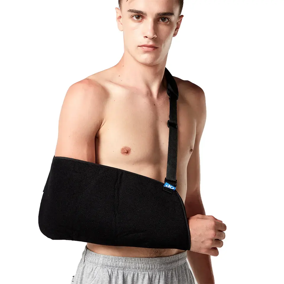 조정 가능한 의료 정형 파우치 팔 슬링 어깨 고정제 팔 골절 부상에 대한 부러진 팔 슬링
