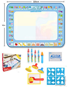 Estera de dibujo de agua mágica grande personalizada OEM, estera de garabatos de agua, juguetes educativos para edades tempranas para niños - Product Image 3