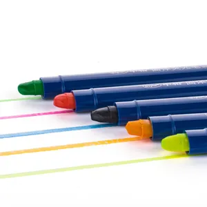 Draaien Jelly Kleurrijke Gel Effen Schilderen Marker Pen Markeerstift Set