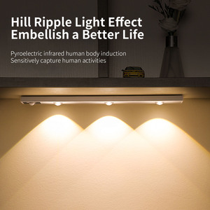 Luz LED Inalámbrica Recargable por USB con Sensor de Movimiento PIR Magnético para Armario, Diseño Moderno, Luz Ascendente para Gabinete de Cocina, Regulable - Product Image 2