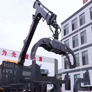 Remorque forestière robuste et efficace de 18 tonnes avec grue et grande capacité de chargement pour l'exploitation forestière lourde - Product Image 6