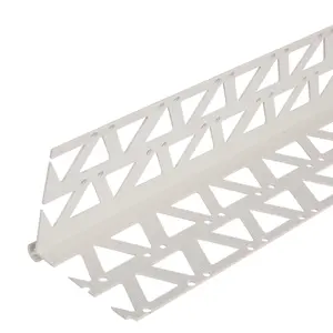 Angle de rendu externe en pvc blanc