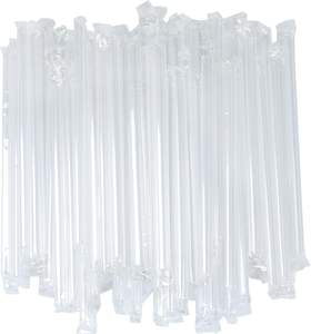 Pailles jetables en plastique pour Bubble Tea, Smoothie, Milkshake, Boba - Product Image 1