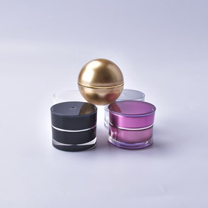 POT DE crème EN PLASTIQUE VIDE, accessoire d'emballage cosmétique - Product Image 1
