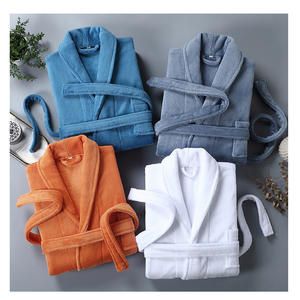 Wit Badtouw Dames Badtouw Badjas Badjas Witte Hotel Dames Slaapkleding Katoenen Lange Badstof Gewaden - Product Image 5