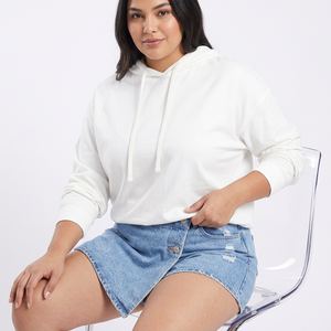 Tunique Sweatshirt Femme OEM Fabricant Coton Manches Longues Coupe Ample Décontractée Douce Élégante Lavage Acide Broderie Pull Vente en Gros - Product Image 1