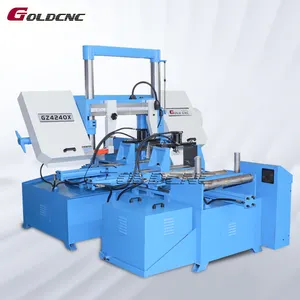 GOLDCNC CNC gönye testere GZ4240X kaynak fabrika otomatik ölçü gönye bant testere makinesi