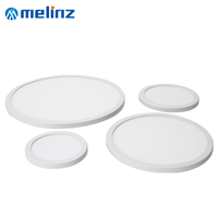 MELINZ Article populaire carré rond encastré haute performance de rendu des couleurs 6 8 15 20 W Led Panel Light