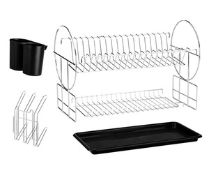 <span class=keywords><strong>Escurridor</strong></span> de Platos Plegable de Hierro de Dos <span class=keywords><strong>Niveles</strong></span>, Accesorios de Cocina, Bandeja para Platos, <span class=keywords><strong>Escurridor</strong></span> de Platos, Secador de Platos - Product Image 4