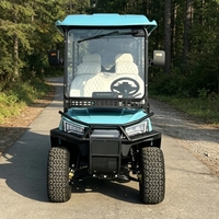 Carrito de Golf Eléctrico de Litio Personalizado de 8 Plazas, 72 V, Calidad Premium con Diseño de Color y Logotipo Gratis para Uso en Hoteles o en Casa