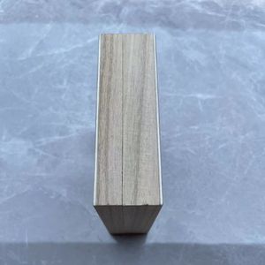 Caja de regalo rectangular de madera maciza, hecha a mano, para uso doméstico, embalaje general. - Product Image 3