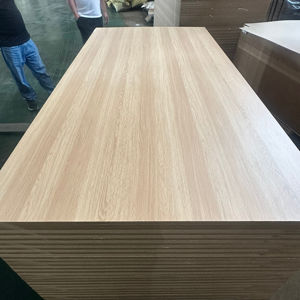 メラミンMDF木質ボード18mm/15mm <span class=keywords><strong>HDF</strong></span>パネルラミネートシートモダンE1防湿一級品キッチンキャビネット用 - Product Image 2