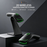 Lector de Código de Barras Inalámbrico Xincode 2D, Escáner Tipo Pistola USB, Lector de Código de Barras 1D, Lectores para Caja Registradora