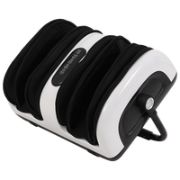 Appareil de massage des pieds vibrant avec compression d'air, lumière rouge électrique, chauffage et fonction Shiatsu