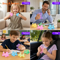 Lot de jouets anti-stress Squishy Chien Ballon, doux, extensibles, sensoriels, à presser, scintillants, en forme d'animaux, pour fêtes, enfants et adultes