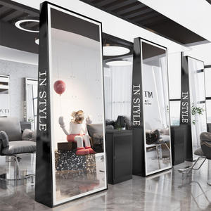 Miroir de salon de coiffure <span class=keywords><strong>double</strong></span> face de luxe moderne, design de vente en gros d'usine - Product Image 4