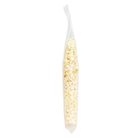 Pochette transparente debout avec trou de suspension fermeture à glissière hermétique refermable sécurité alimentaire 4 mil haute clarté emballage collations et pop-corn