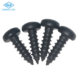 DIN7981 Pan kafa çapraz yuvası siyah Dacromet kendinden dokunarak alçıpan vidalar Oval tarzı metrik inç ölçüm sistemi paslanmaz çelik - Product Image 4