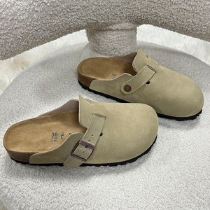 Sandalias <span class=keywords><strong>Birkenstock</strong></span> Personalizadas Tipo Tock, Cómodas, Antideslizantes, Parte Superior de Gamuza, Suela de Corcho, para Otoño, Aire Libre, Playa, <span class=keywords><strong>EVA</strong></span>, para Hombre y <span class=keywords><strong>Mujer</strong></span> - Product Image 1