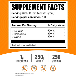 Polvo de BCAA en Venta al Por Mayor a Precio de Fábrica, <span class=keywords><strong>Amino</strong></span>ácidos de Cadena Ramificada BCAA en Polvo, Nutrición Deportiva, Culturismo - Product Image 6