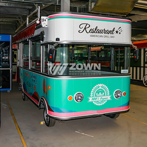 Commercial Electric Mobile Food Truck Durable Vending Cart for Ice Cream Burger Juice Fast Food Cart Retail Business - Product Image 2