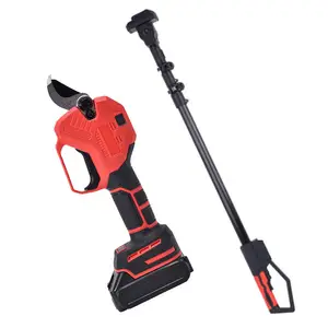 Long Reach Electric Battery Powered Cordless Chainsaw Cordless Pruning Shears Scissor With Extension Pole