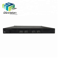 Codificador IP SD MPEG2 CVBS RCA de 24 Canales ENC3081H DIBSYS, Codificador de Transmisión Analógico a IP de 1U para Rack con Inserción de Logotipo OSD AC3