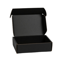 Boîtes d'expédition plates en carton biodégradable, écologiques, réutilisables, imperméables, de couleur personnalisée, avec gaufrage, pour chaussettes, vêtements en fourrure, chapeaux