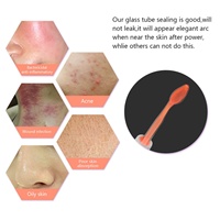 Appareil de beauté pour spa à domicile, baguette de thérapie faciale 4 en 1, électrode haute fréquence, tube en verre d'électrothérapie