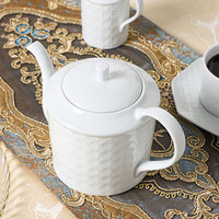 Chine haute vaisselle en porcelaine blanche moderne classique luxe restaurant porcelaine ensemble en céramique vaisselle ensemble plats de restaurant